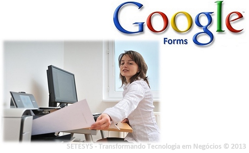 Tutorial sobre impressão no Google Forms